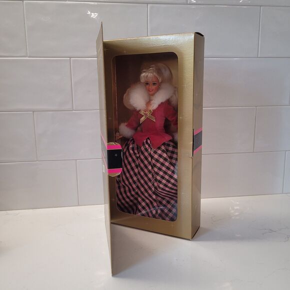 Barbie Avon Winter Rhapsody Special Edition 16353 Mattel 1996 NRFB Bonde Pink - Picture 13 of 16